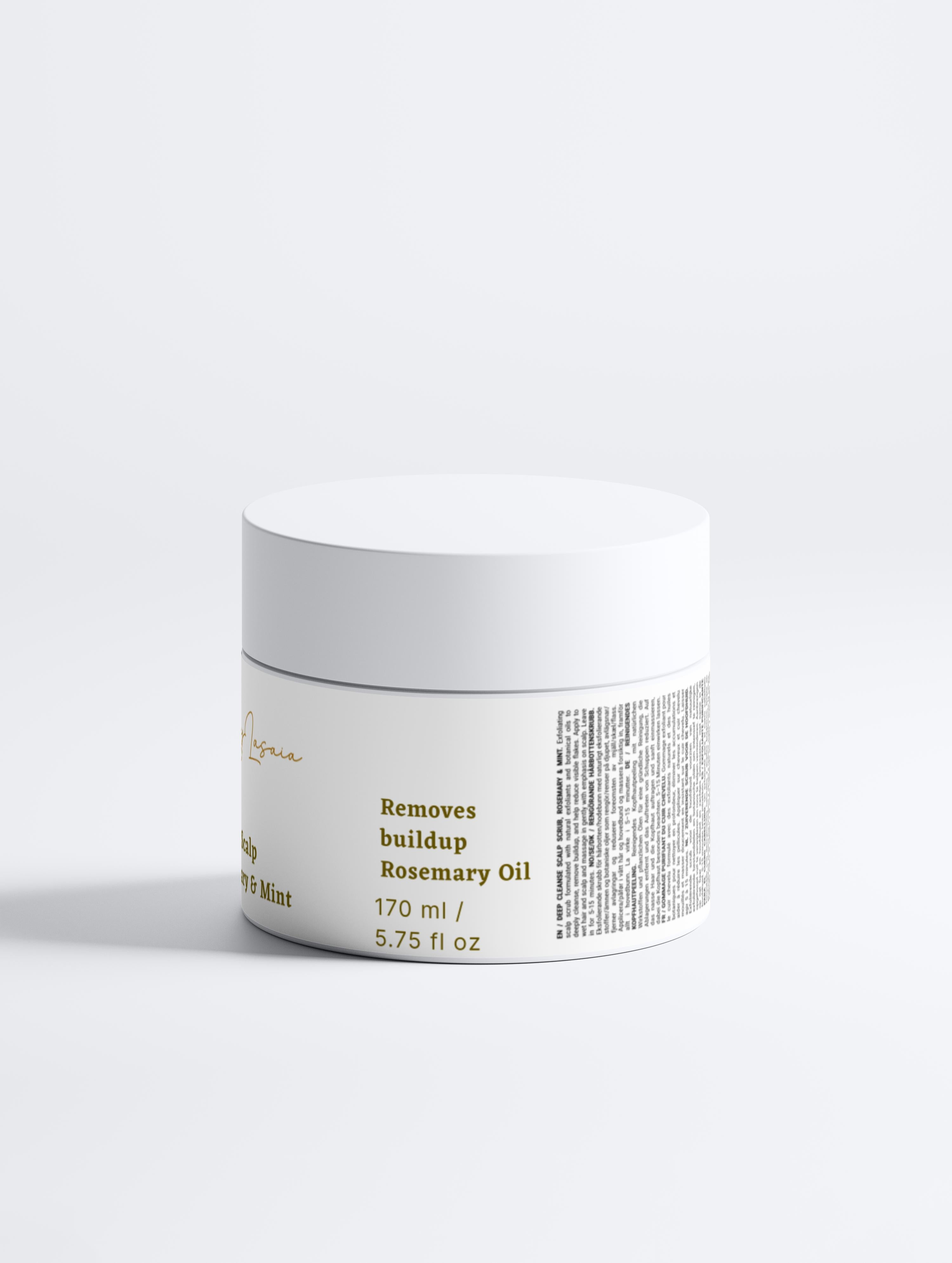 Laidbylasaia  Deep Cleanse Scalp Scrub, Rosemary & Mint 170 ml / 5.75 fl oz