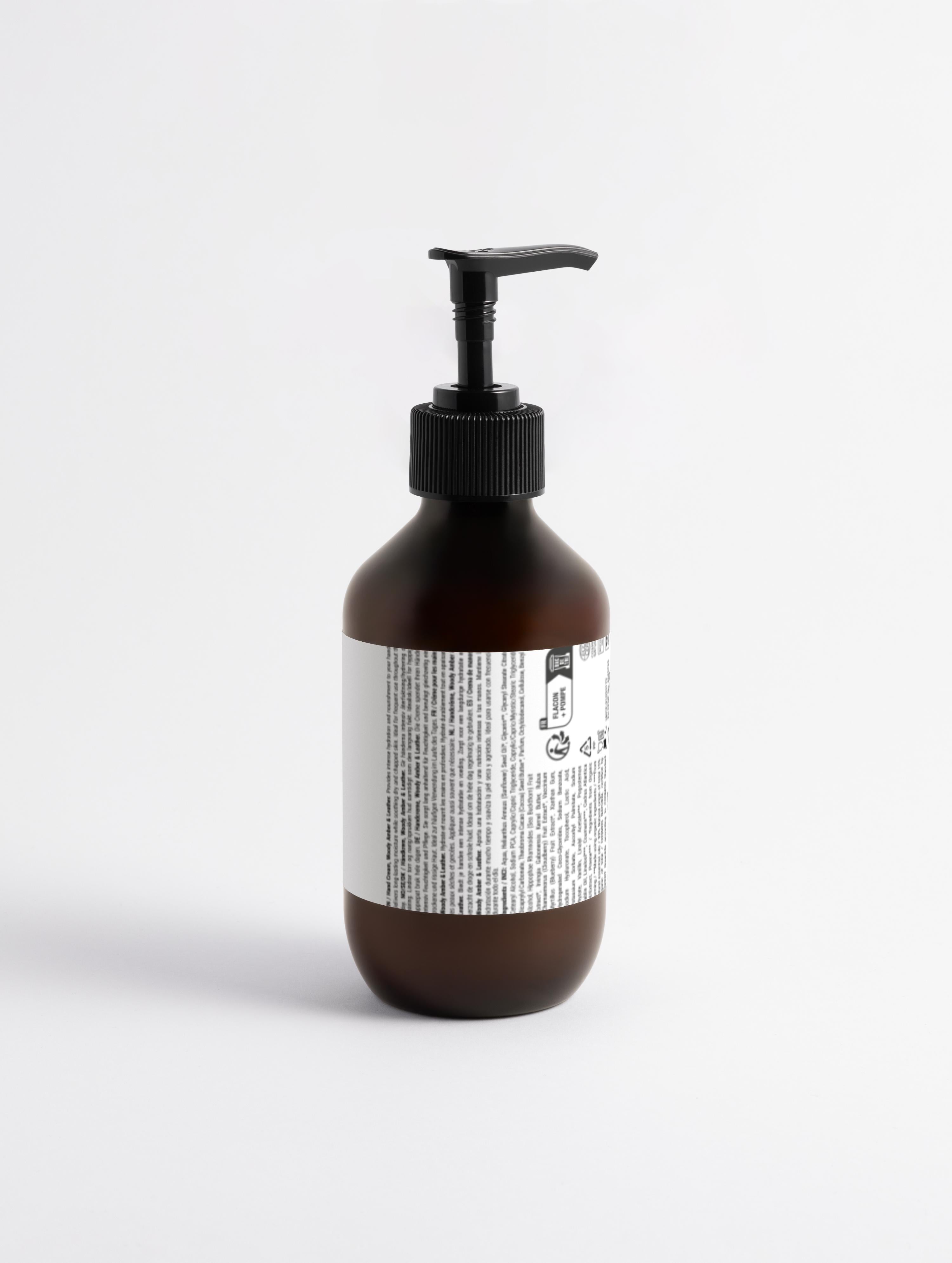 LaidbyLasaia Silk Skin Hand Cream, Woody Amber & Leather 270 ml/ 9.13 fl oz