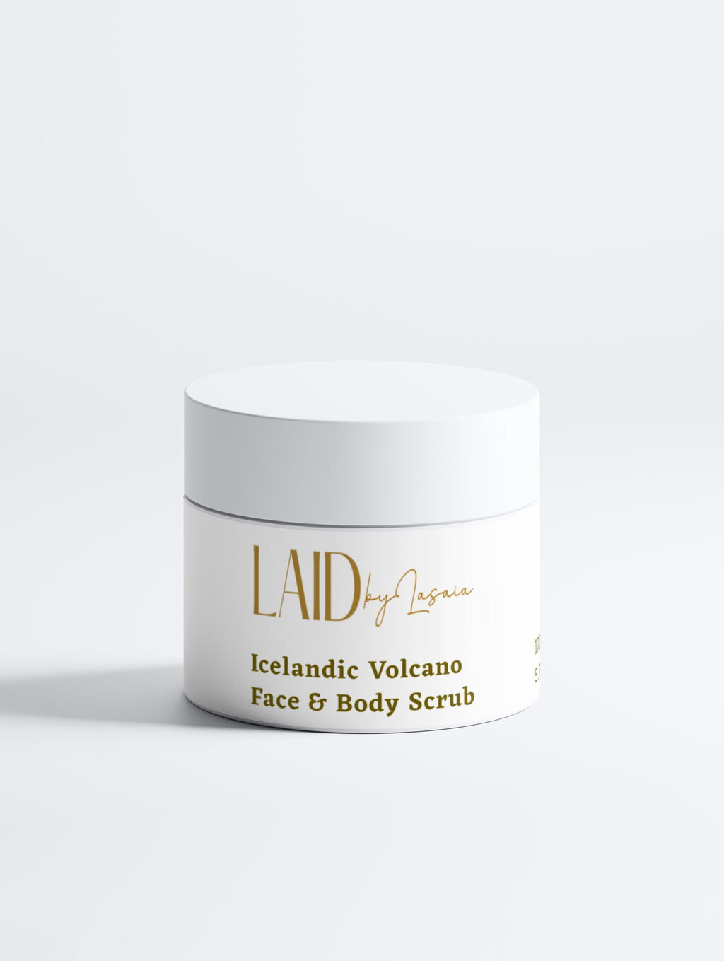 LaidbyLasaia Icelandic Volcano Face & Body Scrub 170 ml/ 5.75 fl oz