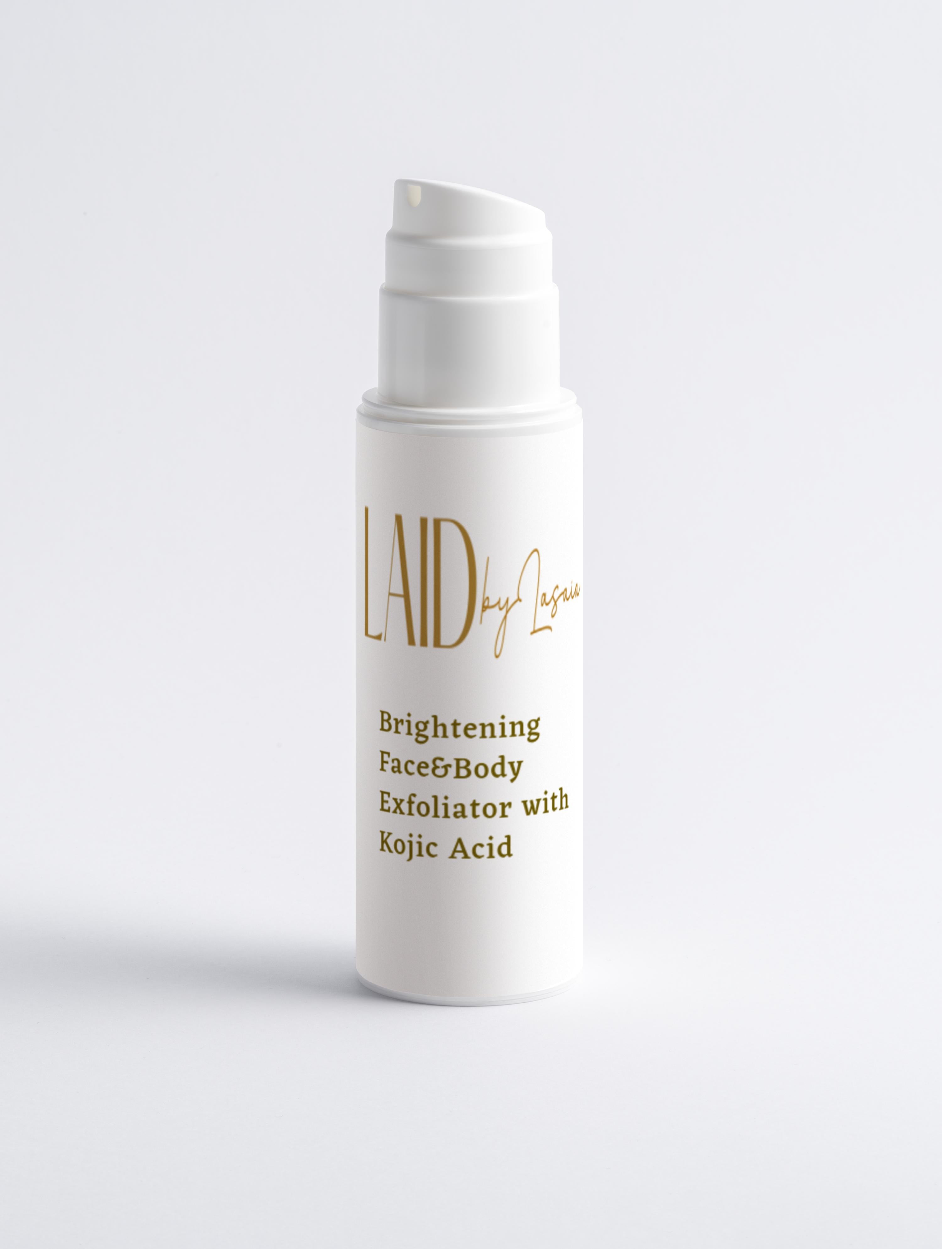 LaidbyLasaia Brightening Face&Body Exfoliator with Kojic Acid 150 ml/ 5.07 fl oz