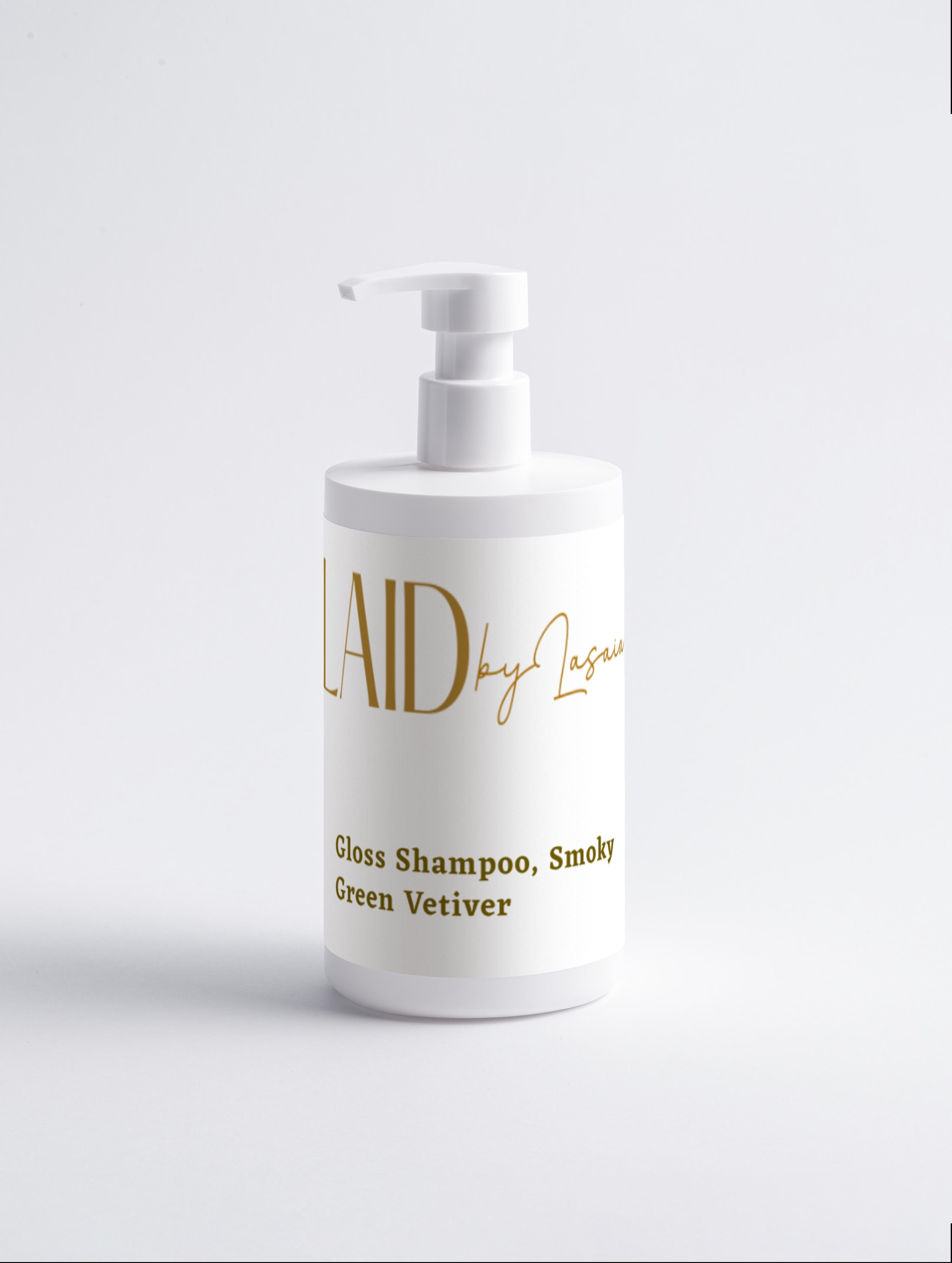 LaidbyLasaia Gloss Shampoo Smoky Green Vetive. 40ml/ 13.53 fl oz